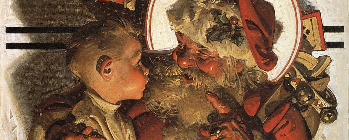 A J.C. Leyendecker Santa Claus